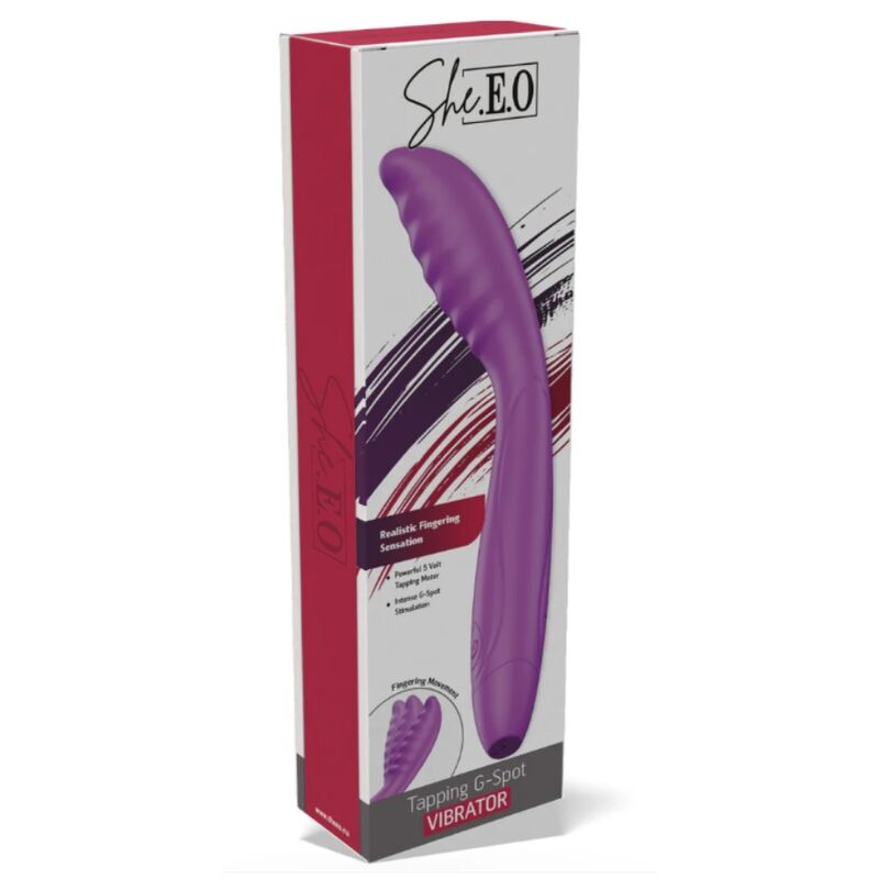 VIBRATORE CON TECNOLOGIA TAPPING, STIMOLAZIONE PUNTO G PRECISA