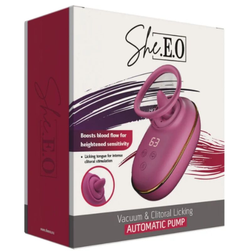 POMPA CLITORIDEA AUTOMATICA, EFFETTO LECCANTE, RICARICABILE USB