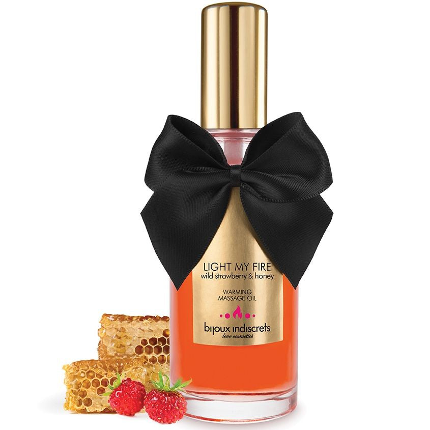 BIJOUX - OLIO DA MASSAGGIO EFFETTO CALORE AROMA FRAGOLA