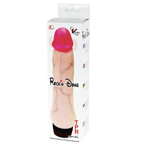 BAILE - ROCKIN DONG DILDO VIBRANTE IN CYBER SKIN III