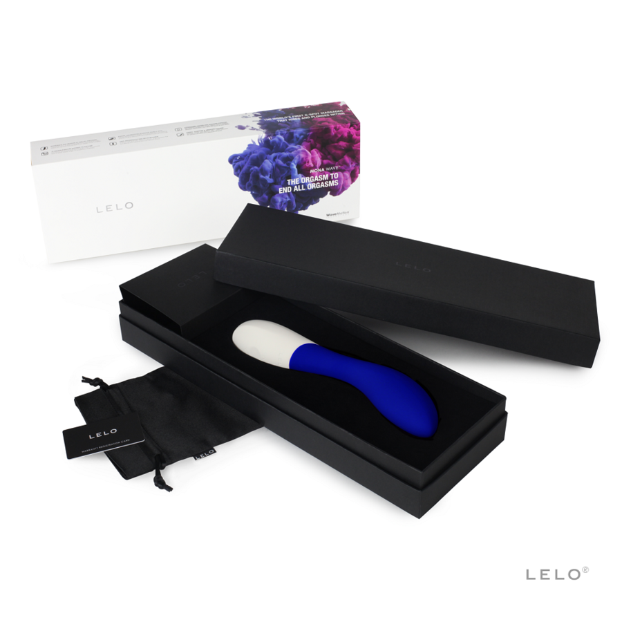 LELO - MONA WAVE VIBRATORE PUNTO G IN SILICONE BLU NOTTE