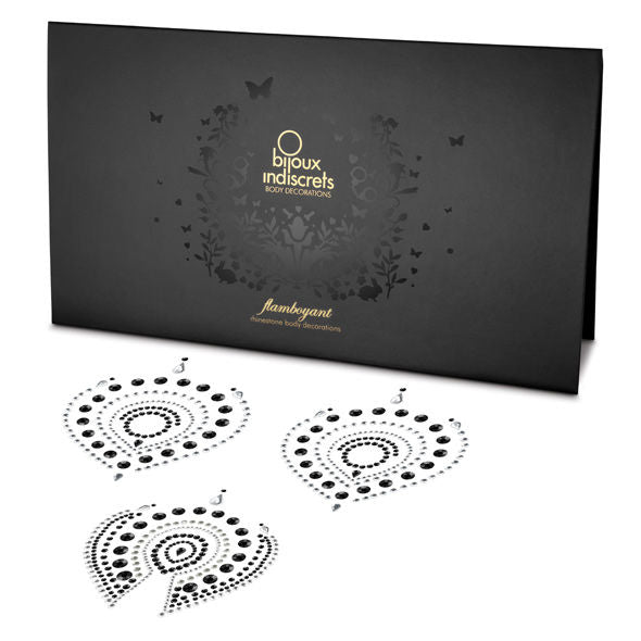 BIJOUX - INDISCRETS FLAMBOYANT NERO E ARGENTO