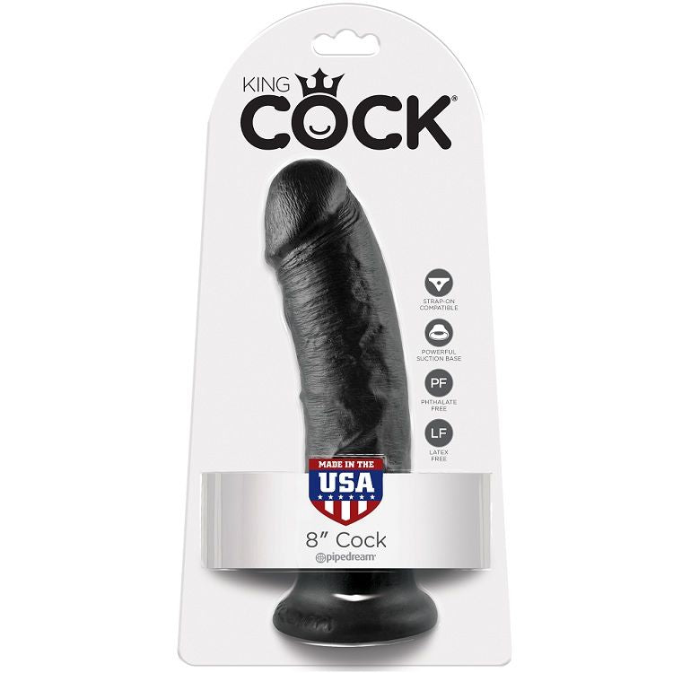 KING COCK - DILDO 20.3 CM NERO