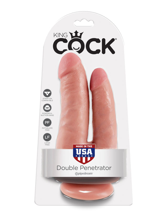 KING COCK - DILDO DOPPIO PENETRATORE NUDE