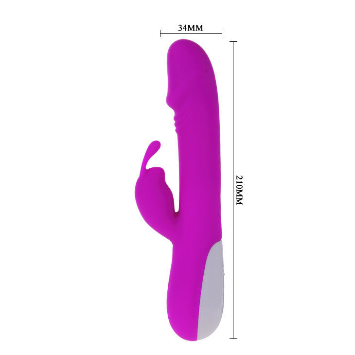 PRETTY LOVE - FLIRTATION ROBERT VIBRATORE CON STIMOLATORE CLITORIDEO