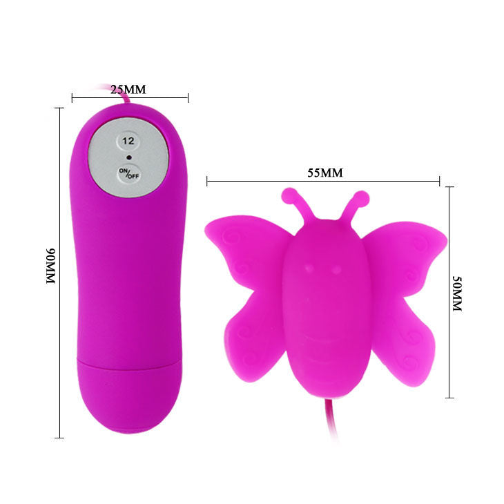 BAILE - FARFALLA STIMOLATORE CLITORIDEO 12 VELOCITÀ LILLA