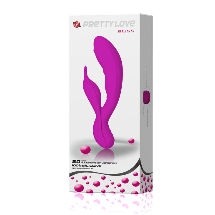 PRETTY LOVE - BLISS VIBRATORE MASSAGGIATORE ALTE PRESTAZIONI 4 DIFFERENTI MOTORI/PUNTI VIBRAZIONE LED DI RETROILLUMINAZIONE