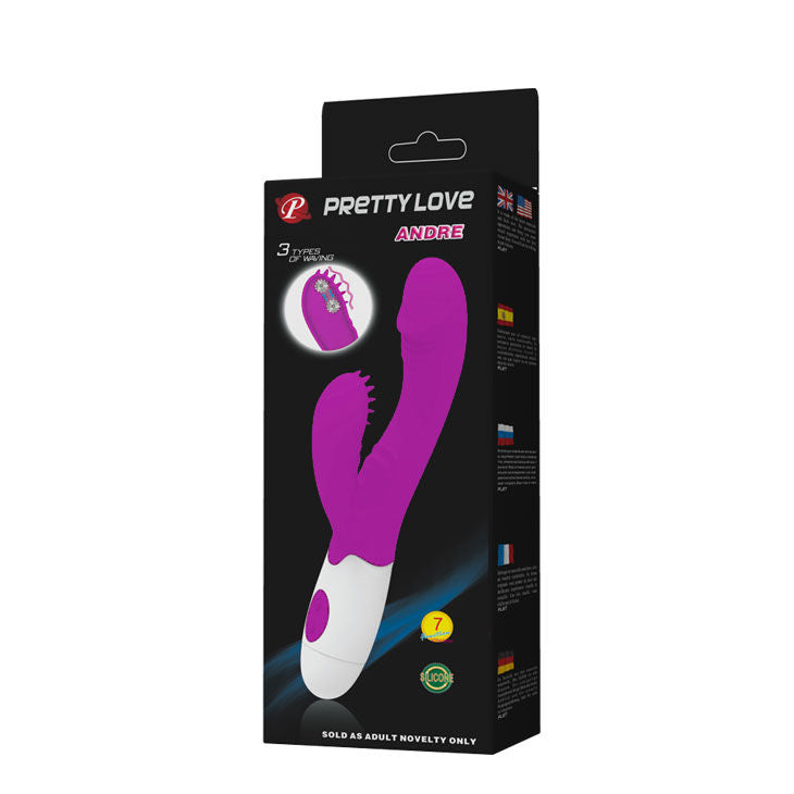 PRETTY LOVE - ANDRE VIBRATORE STIMOLATORE LILLA