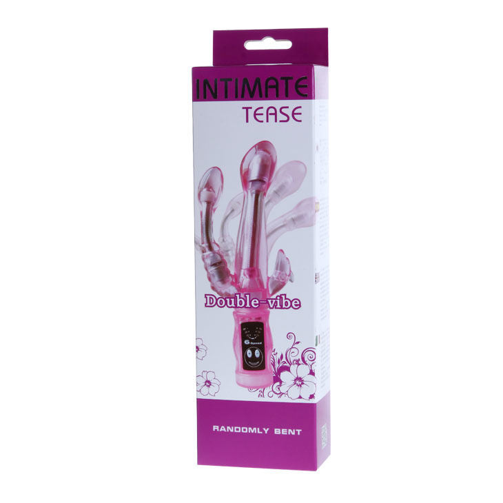 BAILE - INTIMATE TEASE VIBRATORE FLESSIBILE CON STIMOLATORE ANALE