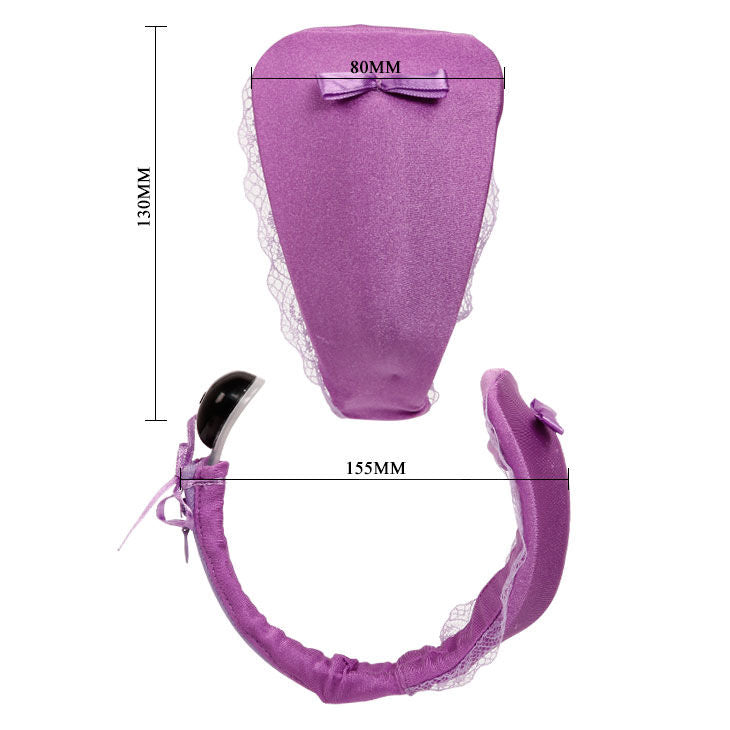 BAILE - C-STRING PERIZOMA STIMOLATORE VIBRANTE CON TELECOMANDO LILLA