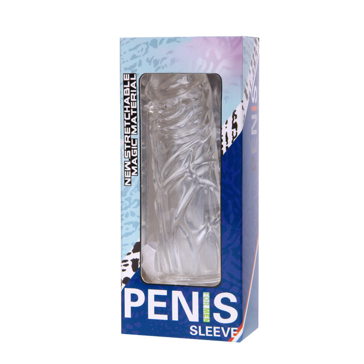 BAILE - GUAINA PENE IN SILICONE FLESSIBILE 13 CM VIOLA