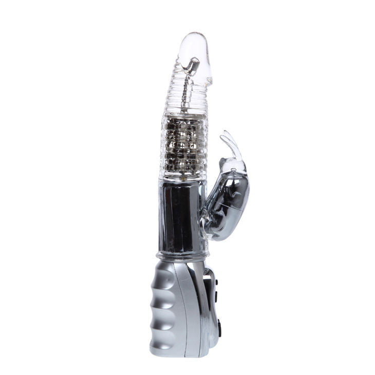 BAILE - AMOUR VIBRATORE ROTATORE 26,5 CM TRASPARENTE