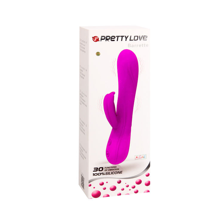 PRETTY LOVE - BARRETE VIBRATORE CON STIMOLATORE CLITORIDE