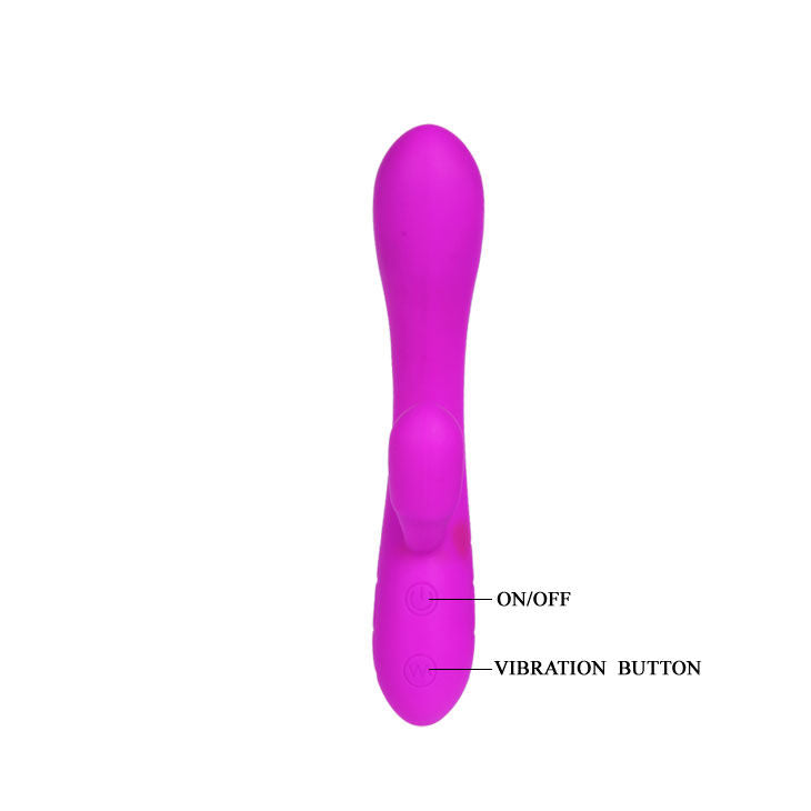 PRETTY LOVE - VICTOR VIBRATORE CON STIMOLATORE CLITORIDEO