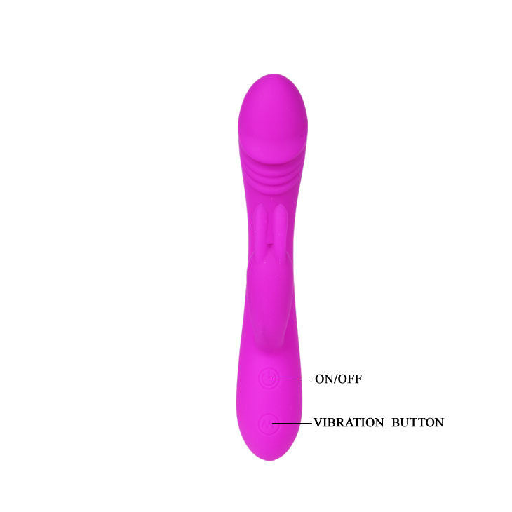 PRETTY LOVE - HUNTER VIBRATORE CON RABBIT 30 MODALITÀ DI VIBRAZIONE