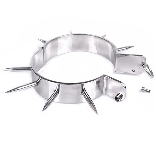 METAL HARD - COLLARE BDSM DI SOTTOMISSIONE CON PUNTE