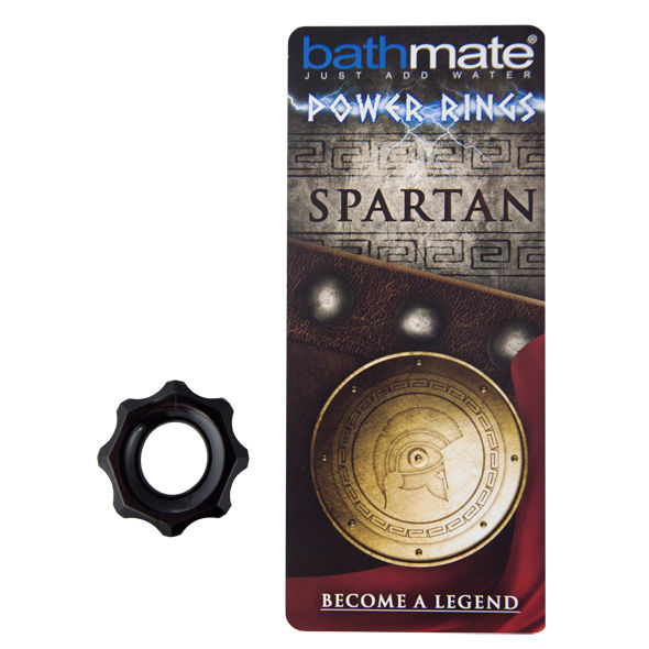 ANELLO PENE "SPARTAN" NERO - BATHMATE