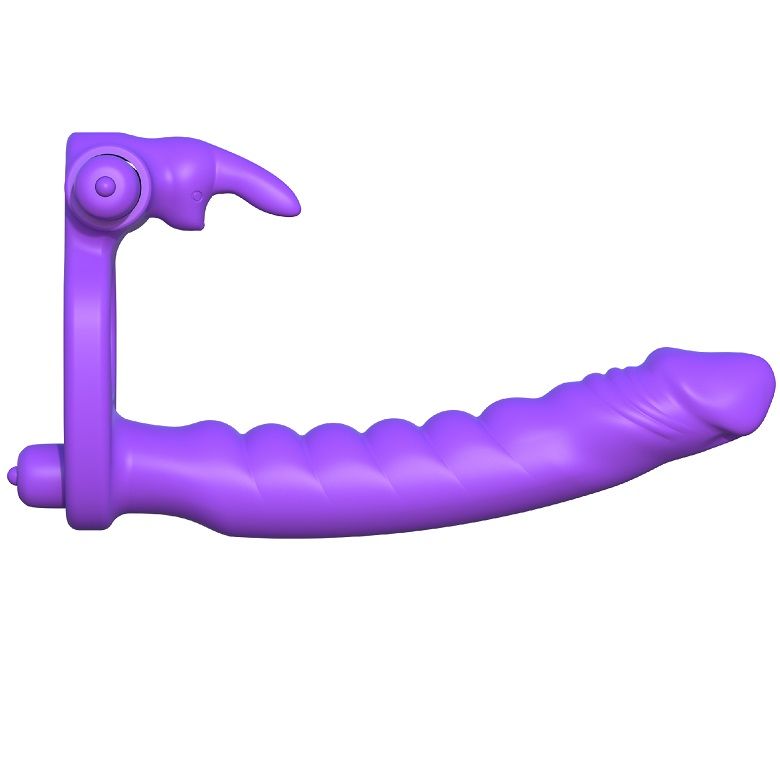 FANTASY C-RINGZ - DOUBLE PENETRATOR ANELLO DOPPIA PENETRAZIONE CON RABBIT E DILDO