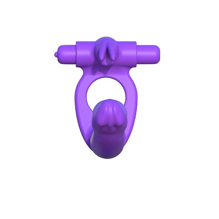 FANTASY C-RINGZ - DOUBLE PENETRATOR ANELLO DOPPIA PENETRAZIONE CON RABBIT E DILDO