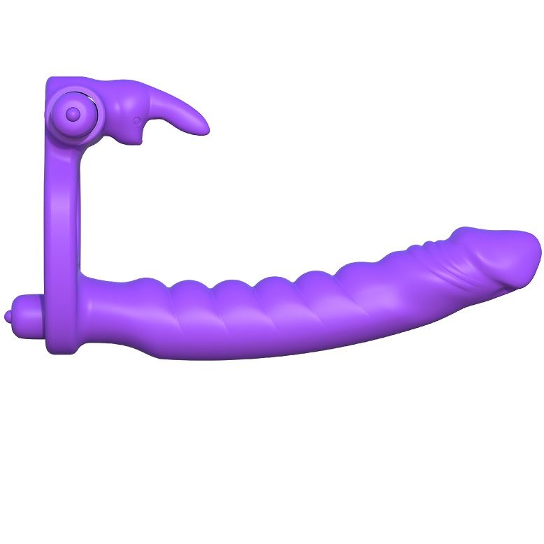 FANTASY C-RINGZ - DOUBLE PENETRATOR ANELLO DOPPIA PENETRAZIONE CON RABBIT E DILDO