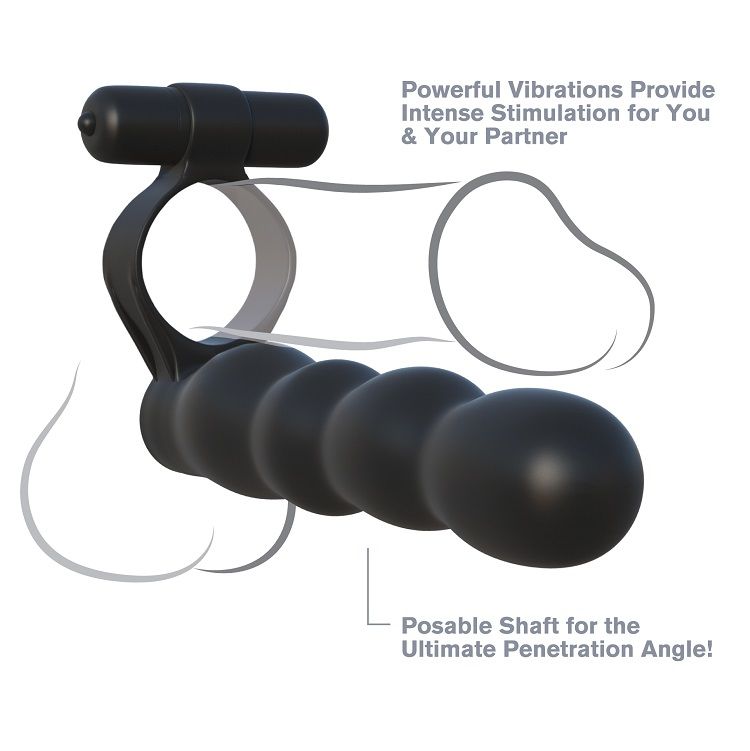 FANTASY C-RINGZ - POSABLE PARTNER ANELLO PER DOPPIA PENETRAZIONE