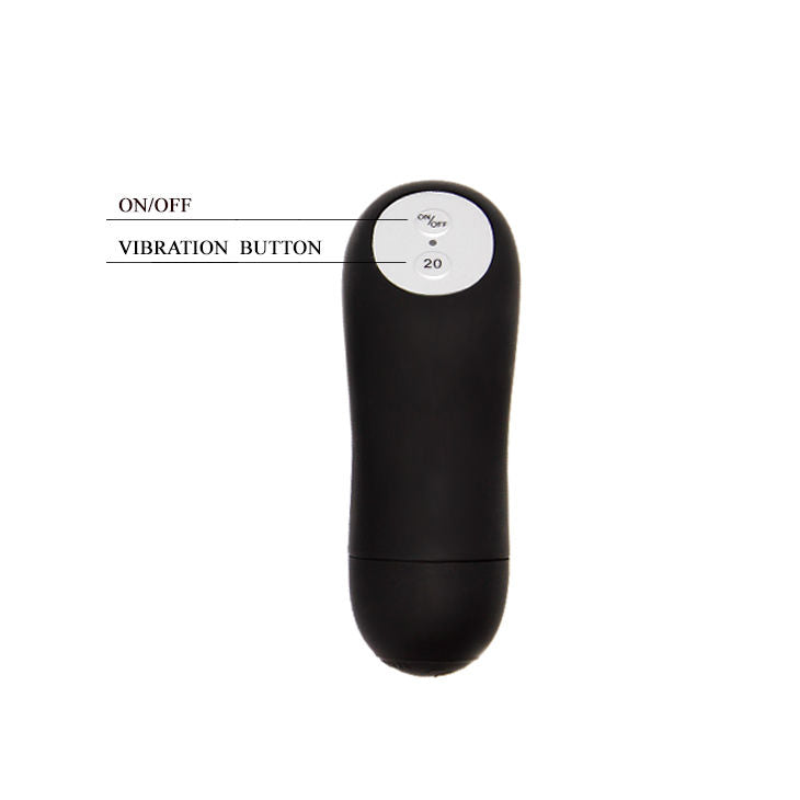 BAILE - ANELLO STIMOLATORE CON BULLET 20 FUNZIONI NERO