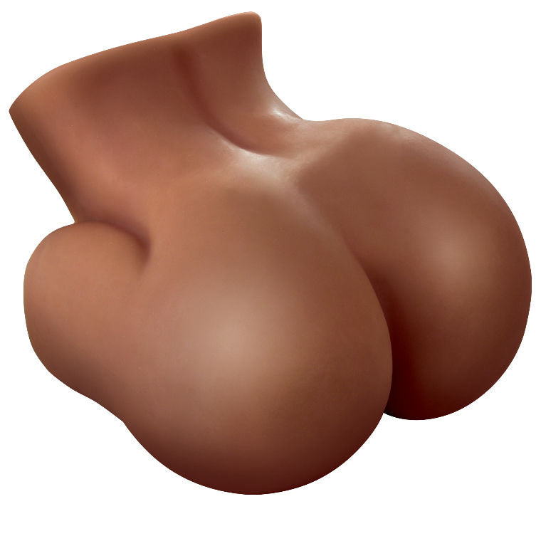 EXTREME TOYZ - MASTURBATORE REALISTICO CON ANO E VAGINA COLORE SCURO 14 KG