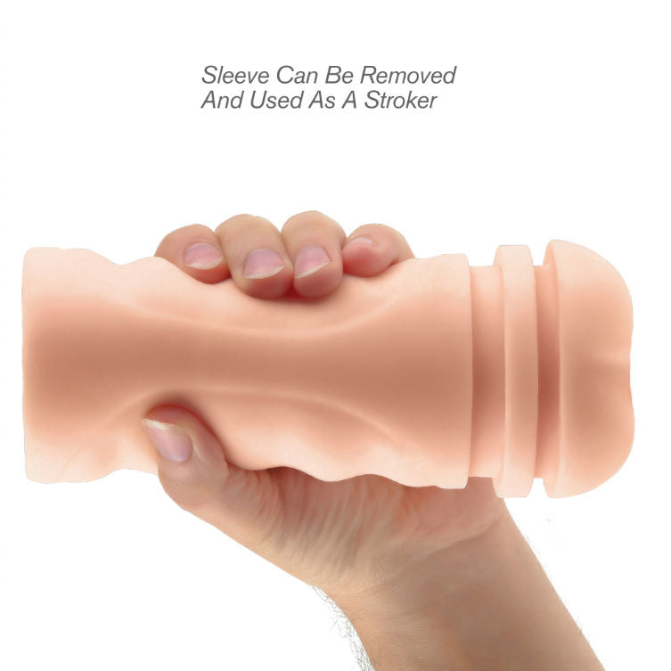 EXTREME TOYZ - MEGA GRIP MASTURBATORE VIBRANTE CON VAGINA
