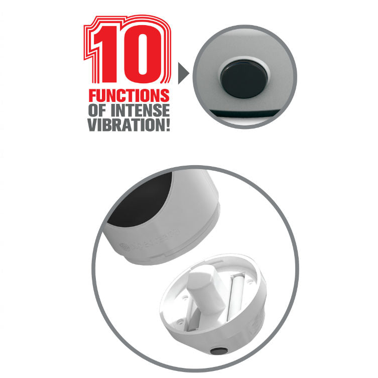 EXTREME TOYZ - MEGA GRIP MASTURBATORE VIBRANTE CON VAGINA
