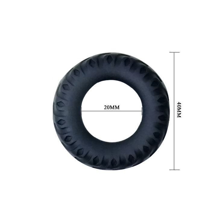 BAILE - TITAN ANELLO PER IL PENE 2 CM NERO E VERDE