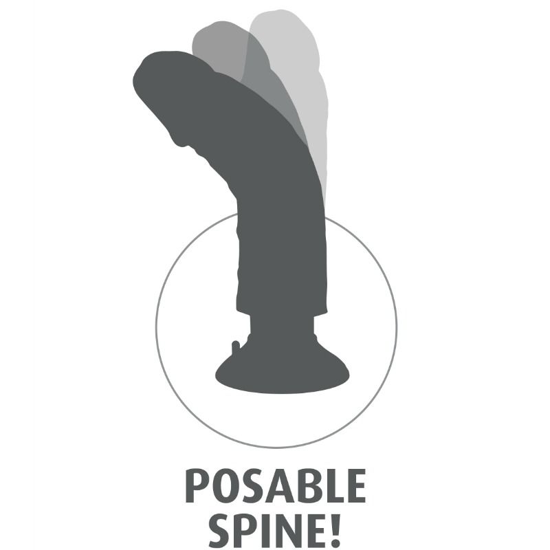 KING COCK - DILDO VIBRANTE 15,24 CM