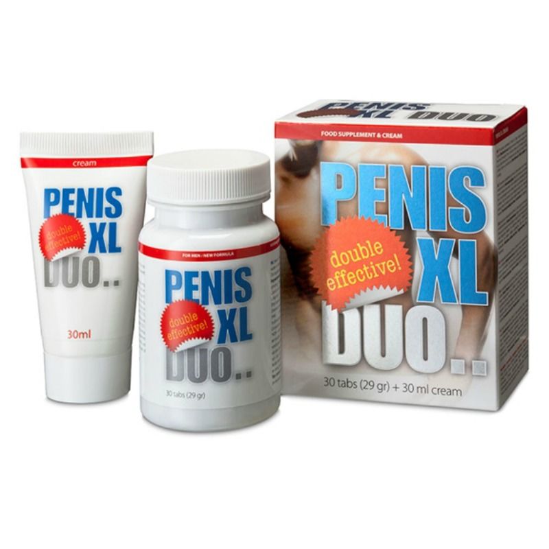 COBECO - PENE XL DUO PACK CAPSULE E CREMA PER STIMOLARE LA CRESCITA DEL PENE