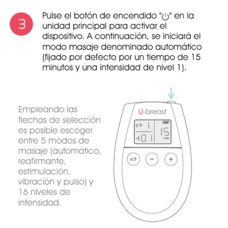 COSMETICS 500 - U BREAST DISPOSITIVO DI ELETTROSTIMOLAZIONE PER AUMENTO SENO