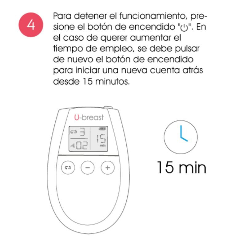 COSMETICS 500 - U BREAST DISPOSITIVO DI ELETTROSTIMOLAZIONE PER AUMENTO SENO