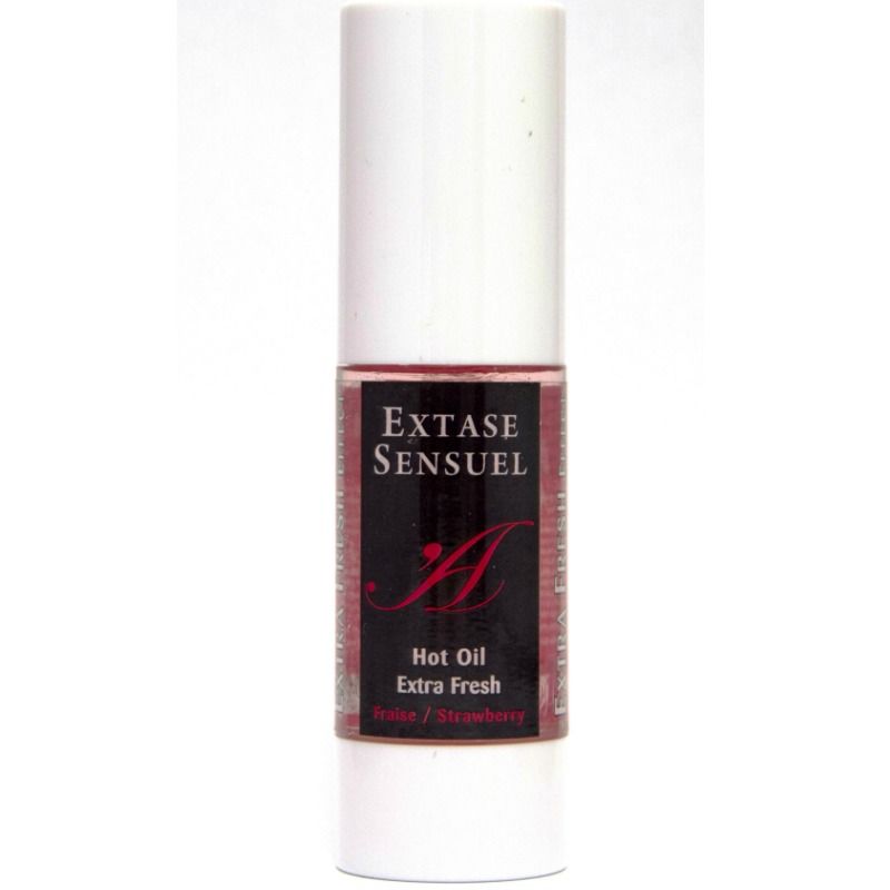 EXTASE SENSUAL - OLIO DA MASSAGGIO EFFETTO EXTRA FRESCO AROMA FRAGOLA 30 ML