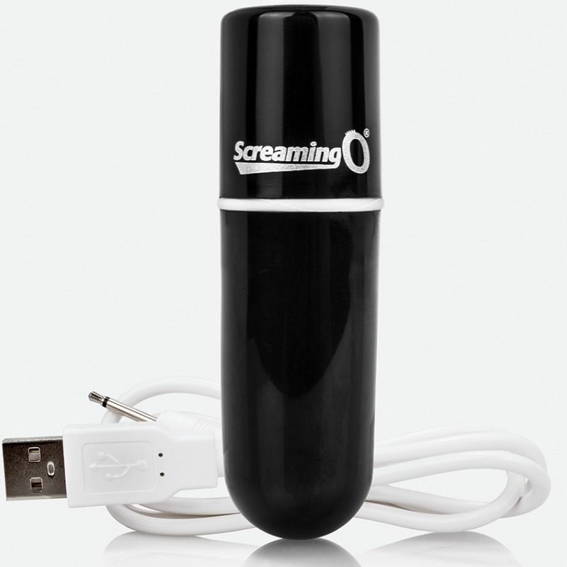 SCREAMING O - VOOOM BULLET VIBRANTE RICARICABILE NERO