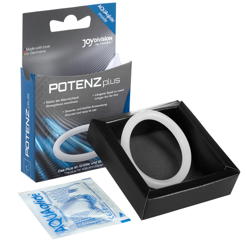 JOYDIVISION POTENZDUO - PLUS SET ANELLO PENE MISURA M BIANCO