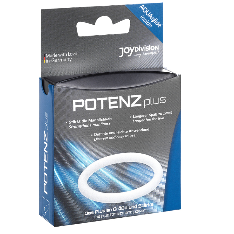 JOYDIVISION POTENZDUO - PLUS SET ANELLO PENE MISURA M BIANCO