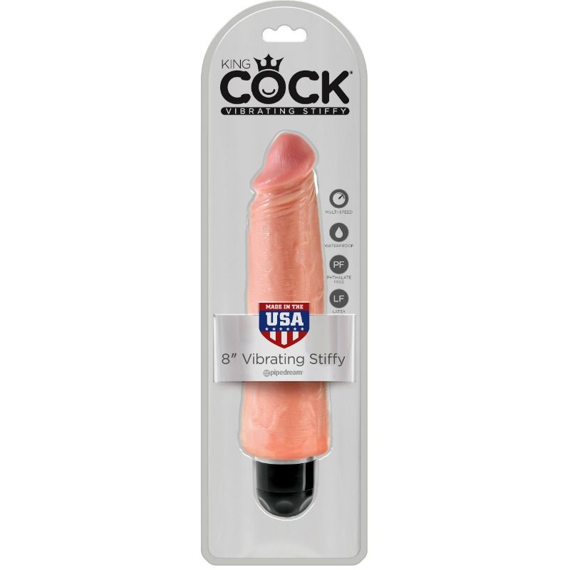 KING COCK - DILDO VIBRANTE 20,3 CM
