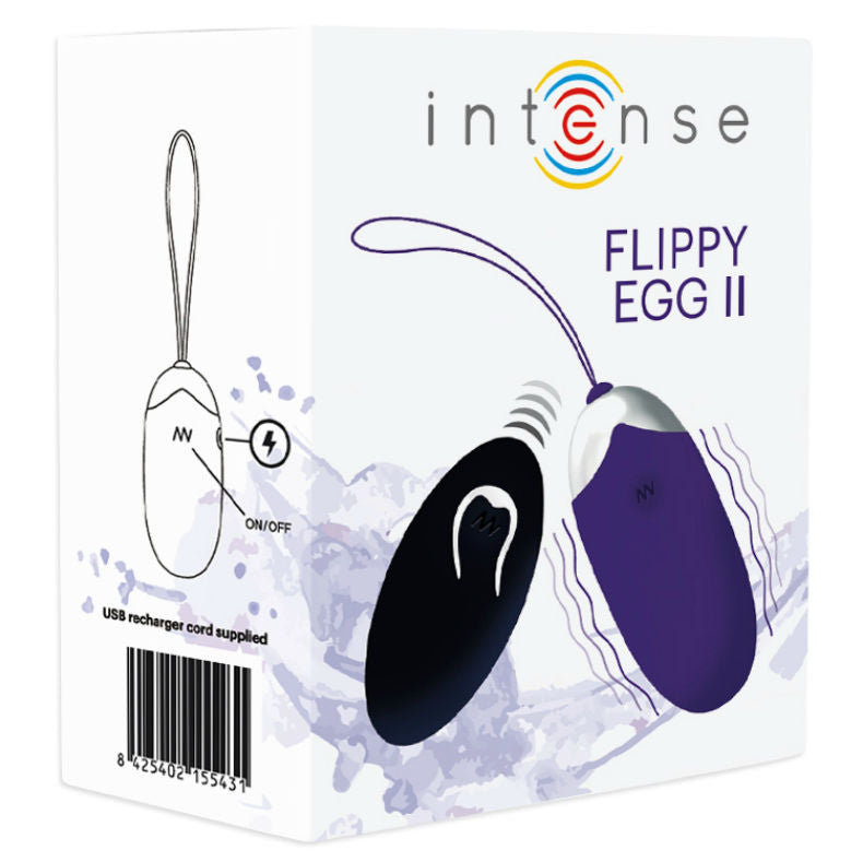 INTENSE - FLIPPY II OVETTO VIBRANTE CON TELECOMANDO VIOLA