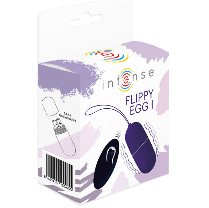 INTENSE - FLIPPY I OVETTO VIBRANTE CON TELECOMANDO VIOLA