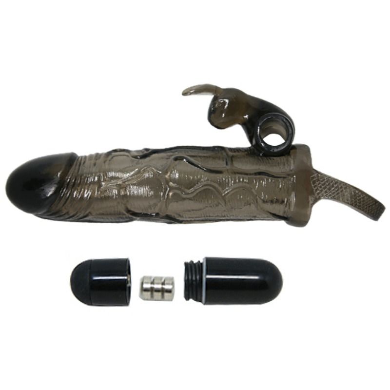 BAILE - BRAVE MAN GUAINA PENE CON RABBIT 16,5 CM NERO