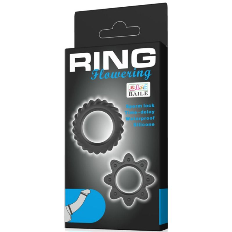 BAILE - FLOWERING KIT 2 ANELLI PENE IN SILICONE