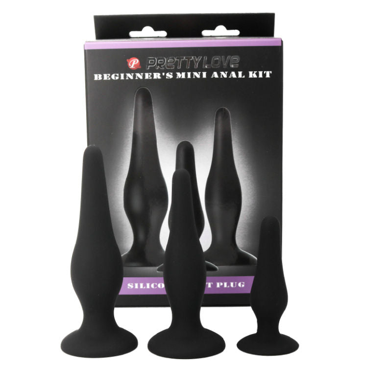 PRETTY LOVE - INITIATION KIT SET DI PLUG ANALI IN SILICONE
