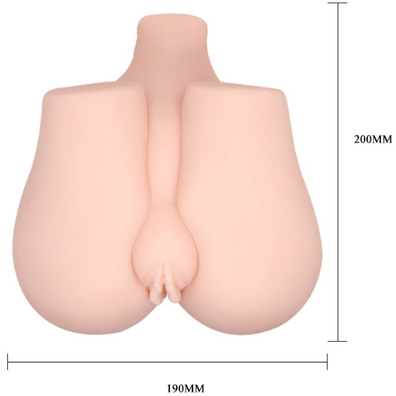 CRAZY BULL - MASTURBATORE REALISTICO VIBRANTE CON VAGINA E ANO POSIZIONE 3