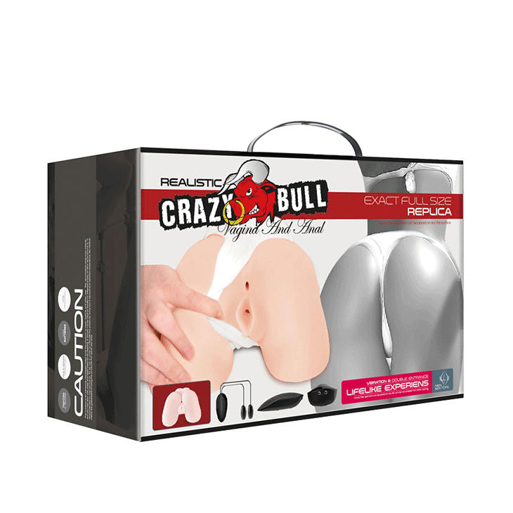 CRAZY BULL - MASTURBATORE REALISTICO VIBRANTE CON VAGINA E ANO POSIZIONE 5