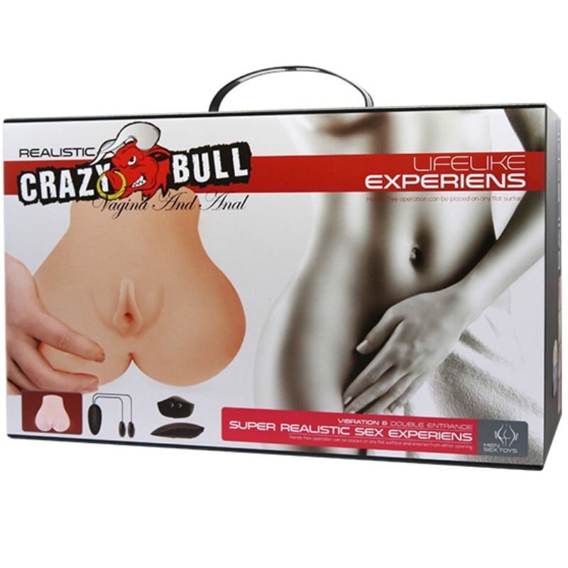 CRAZY BULL - MASTURBATORE REALISTICO VIBRANTE CON VAGINA E ANO POSIZIONE 7