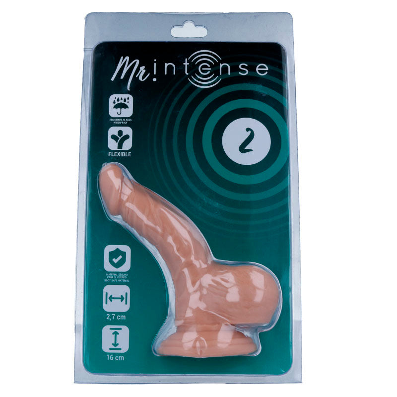 MR INTENSE - 2 DILDO REALISTICO 16 CM -O- 2,7 CM