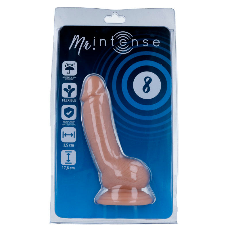 MR INTENSE - 8 DILDO REALISTICO 17,6 CM -O- 3,5 CM