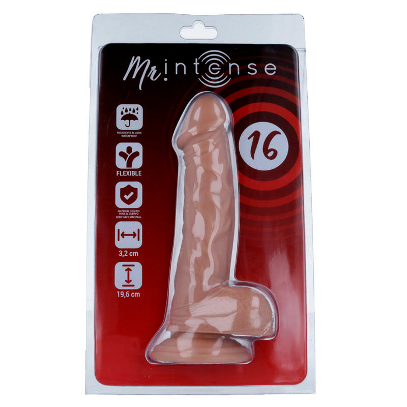 MR INTENSE - 16 DILDO REALISTICO 19,6 CM -O- 3,2 CM